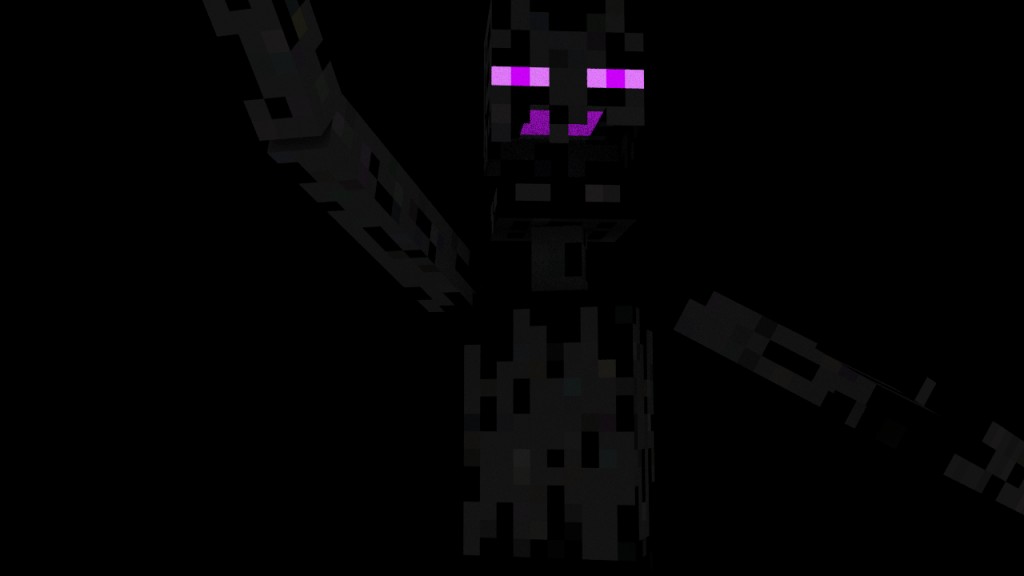 [Cycles][Minecraft] Mutant Enderman Rig! preview image 1